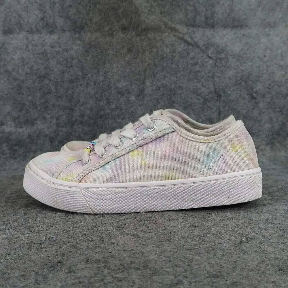 Sugar & Jade Shoes Kids 3 Sneakers Casual Lace Up Canvas Trainers Active Girls